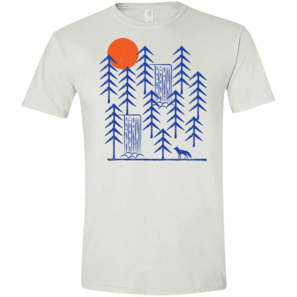 T-Shirts White / X-Small Wild Day Fox Men's Semi-Fitted Softstyle
