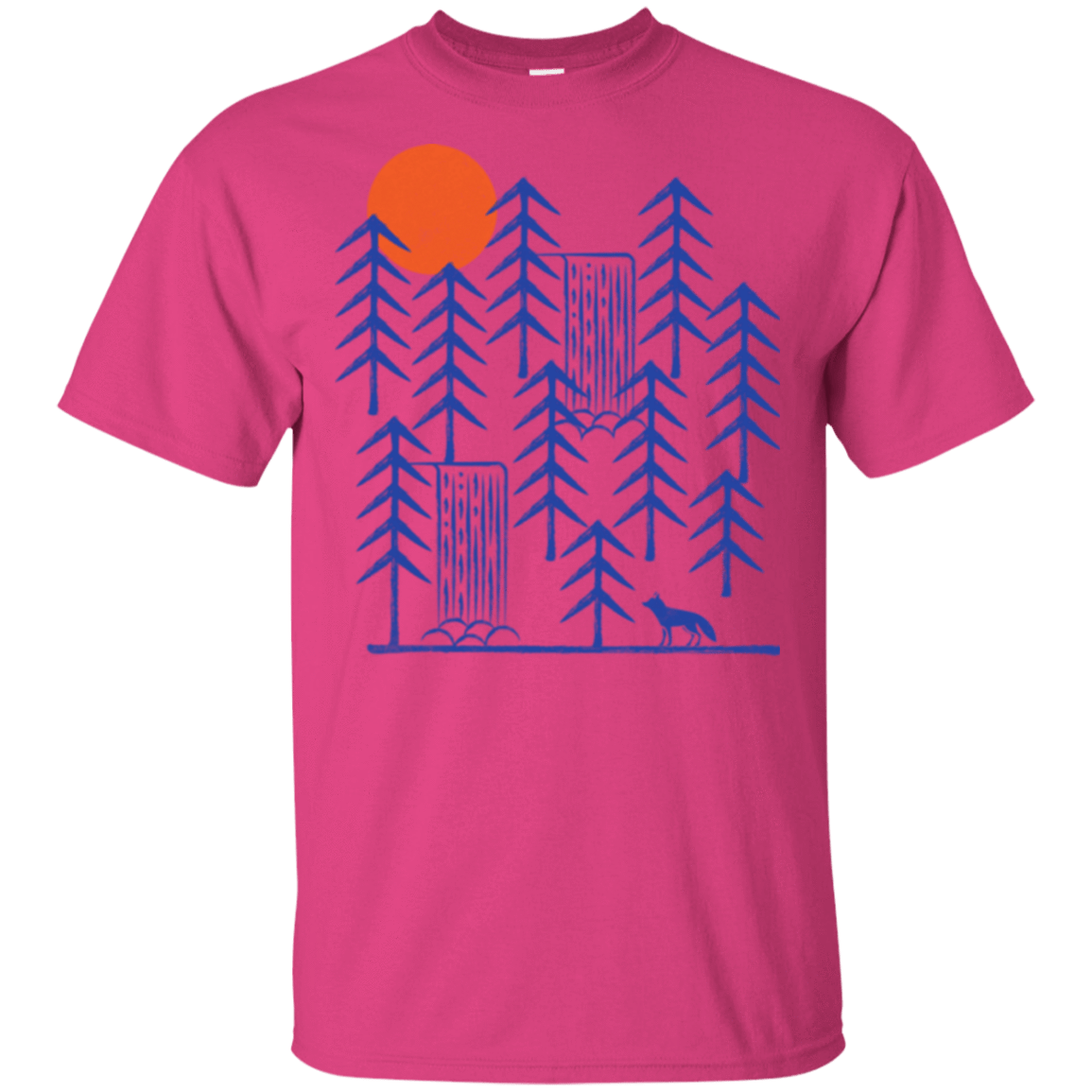 T-Shirts Heliconia / S Wild Day Fox T-Shirt