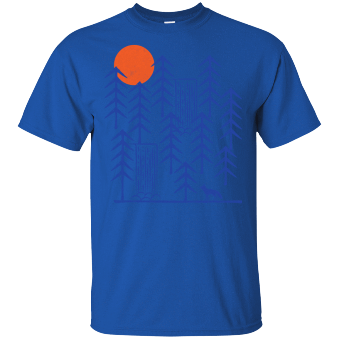 T-Shirts Royal / S Wild Day Fox T-Shirt