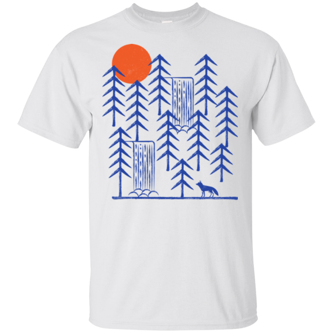 T-Shirts White / S Wild Day Fox T-Shirt