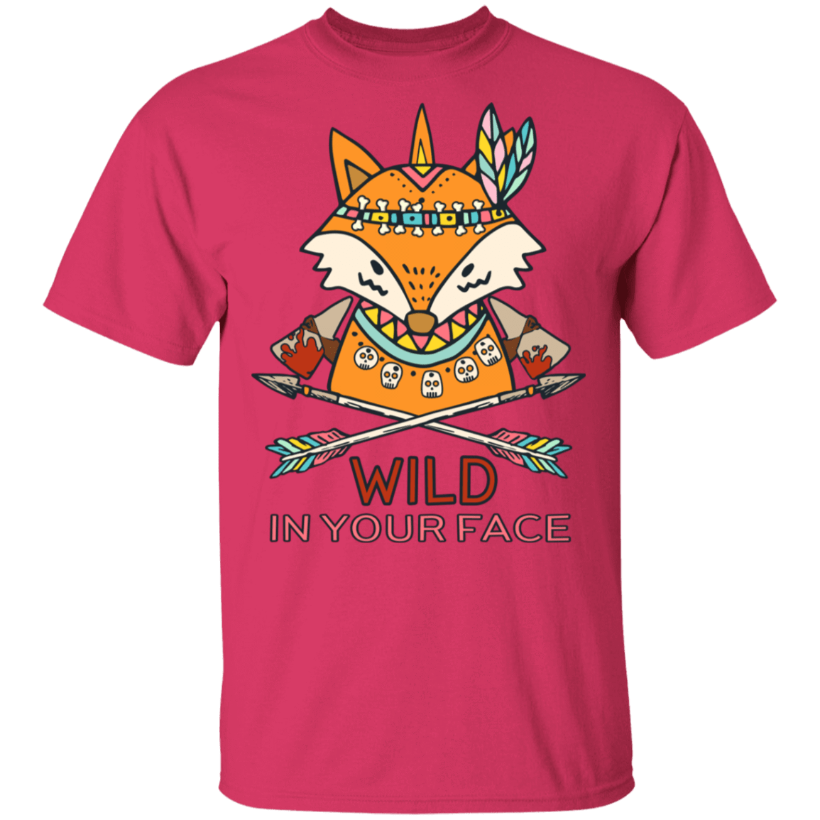 T-Shirts Heliconia / S Wild In Your Face T-Shirt