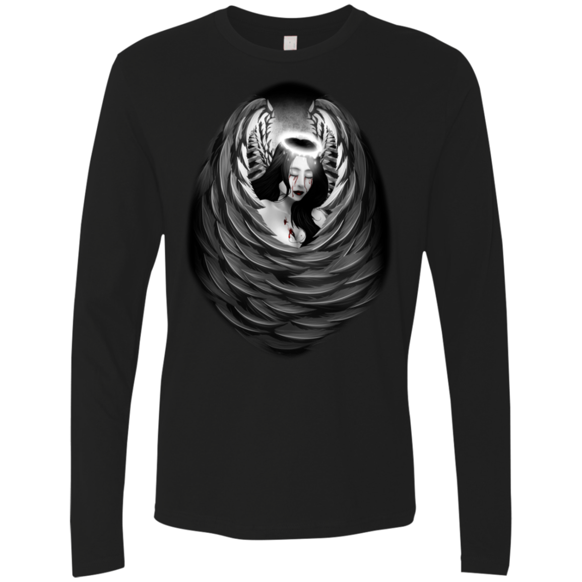 T-Shirts Black / S Wild Men's Premium Long Sleeve