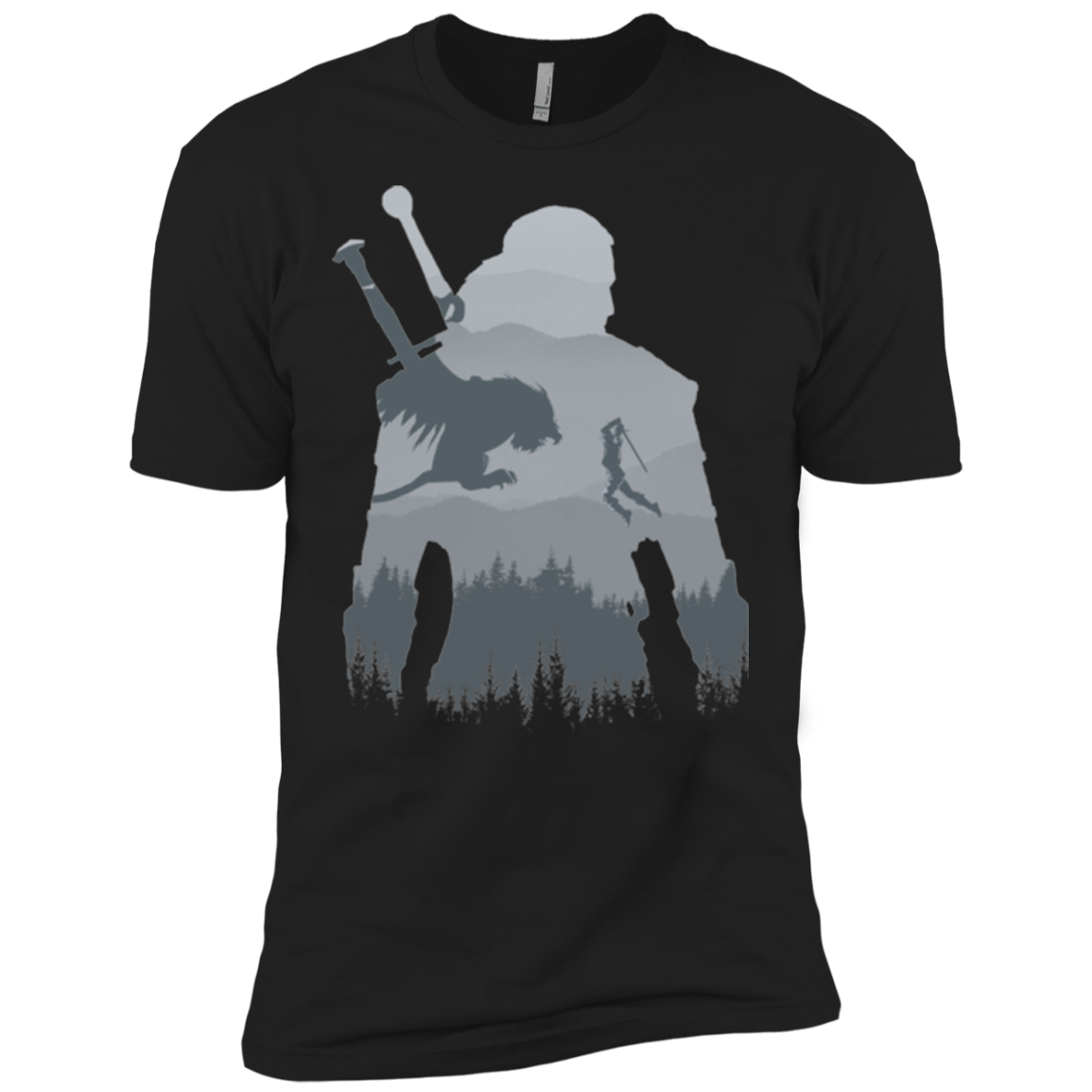 T-Shirts Black / X-Small Wild silhouette Men's Premium T-Shirt