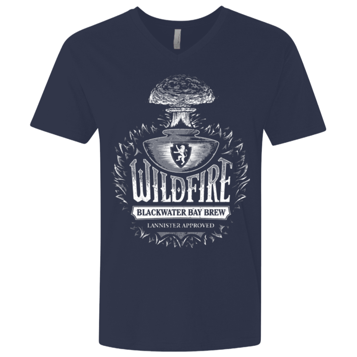 T-Shirts Midnight Navy / X-Small Wildfire Men's Premium V-Neck
