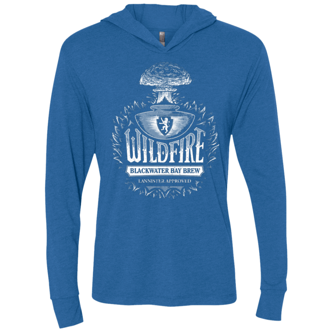T-Shirts Vintage Royal / X-Small Wildfire Triblend Long Sleeve Hoodie Tee