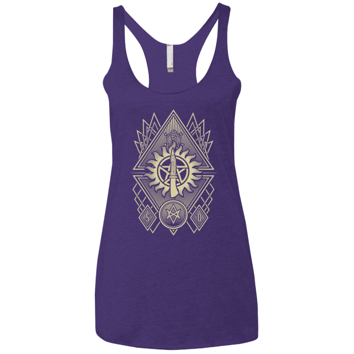 T-Shirts Purple / X-Small Winchester Association Women's Triblend Racerback Tank