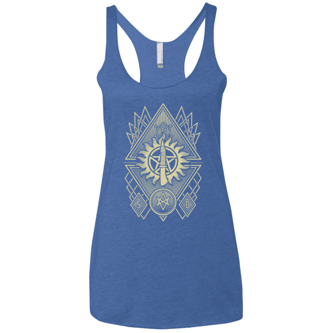 T-Shirts Vintage Royal / X-Small Winchester Association Women's Triblend Racerback Tank