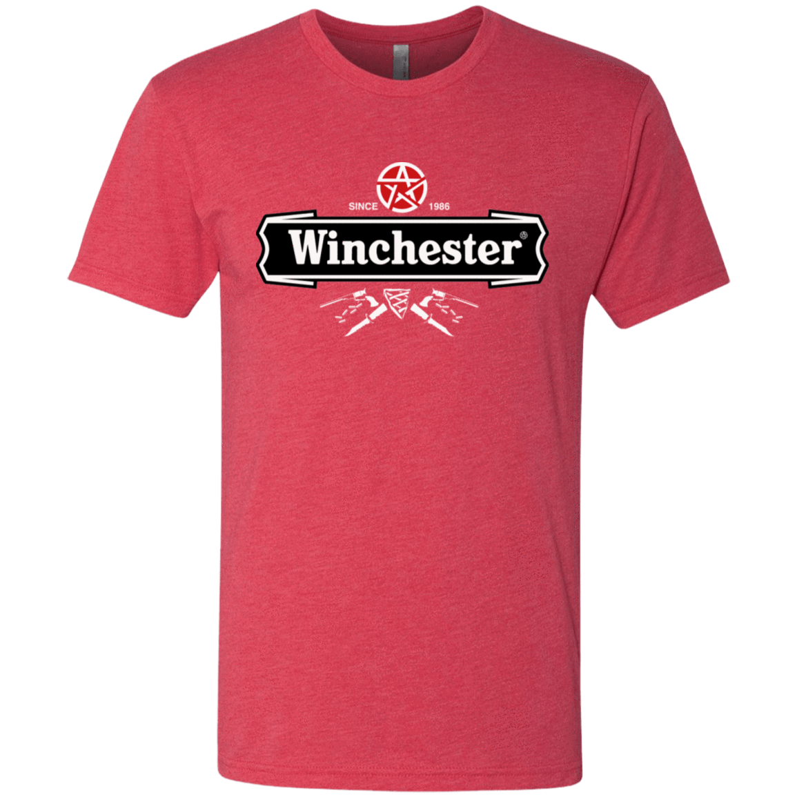 T-Shirts Vintage Red / S Winchester Beer Men's Triblend T-Shirt