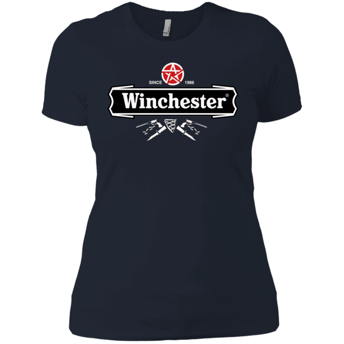T-Shirts Midnight Navy / X-Small Winchester Beer Women's Premium T-Shirt