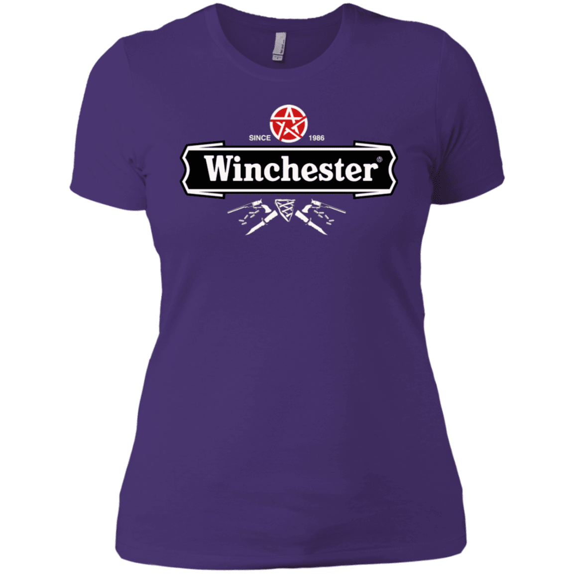 T-Shirts Purple Rush/ / X-Small Winchester Beer Women's Premium T-Shirt