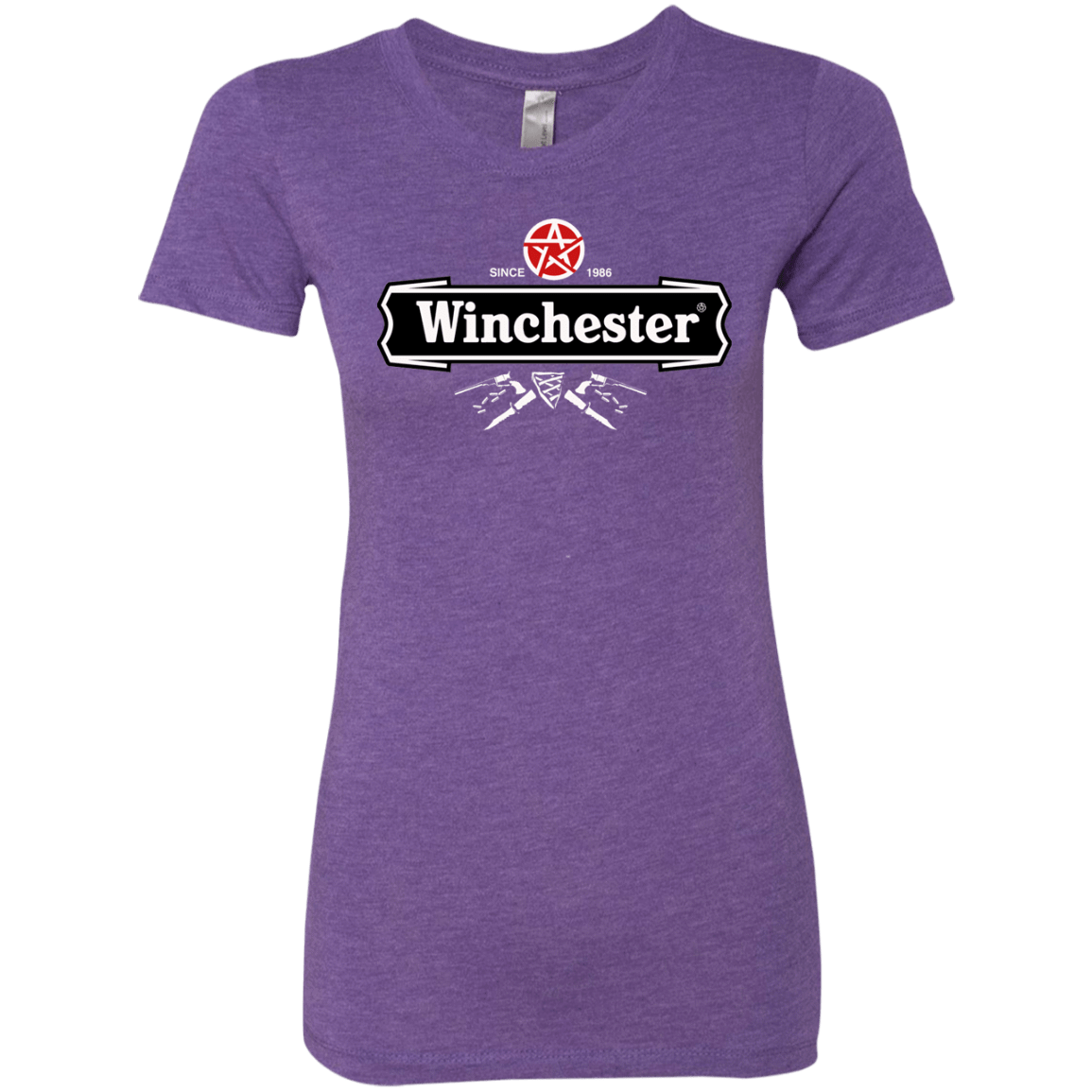 T-Shirts Purple Rush / S Winchester Beer Women's Triblend T-Shirt