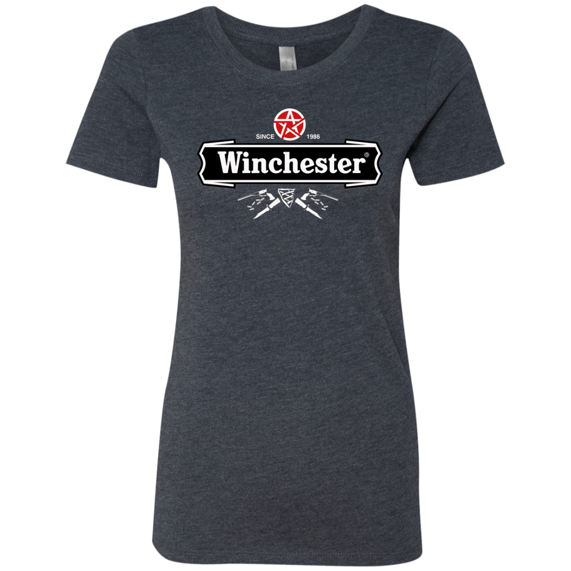 T-Shirts Vintage Navy / S Winchester Beer Women's Triblend T-Shirt
