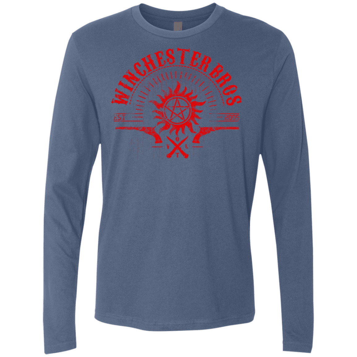 T-Shirts Indigo / Small Winchester bros Men's Premium Long Sleeve