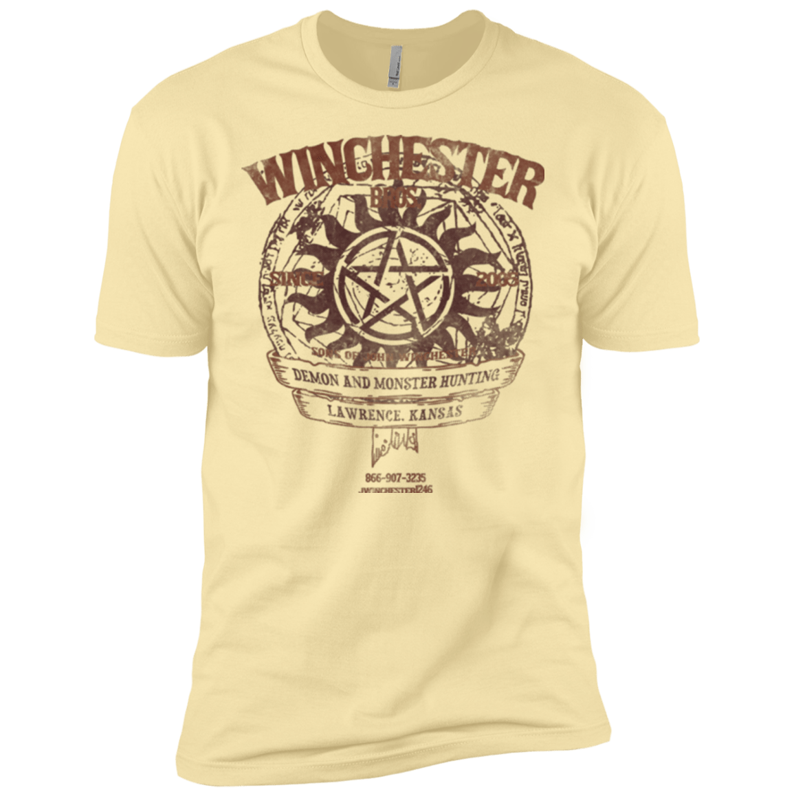 T-Shirts Banana Cream / X-Small Winchester Bros Men's Premium T-Shirt