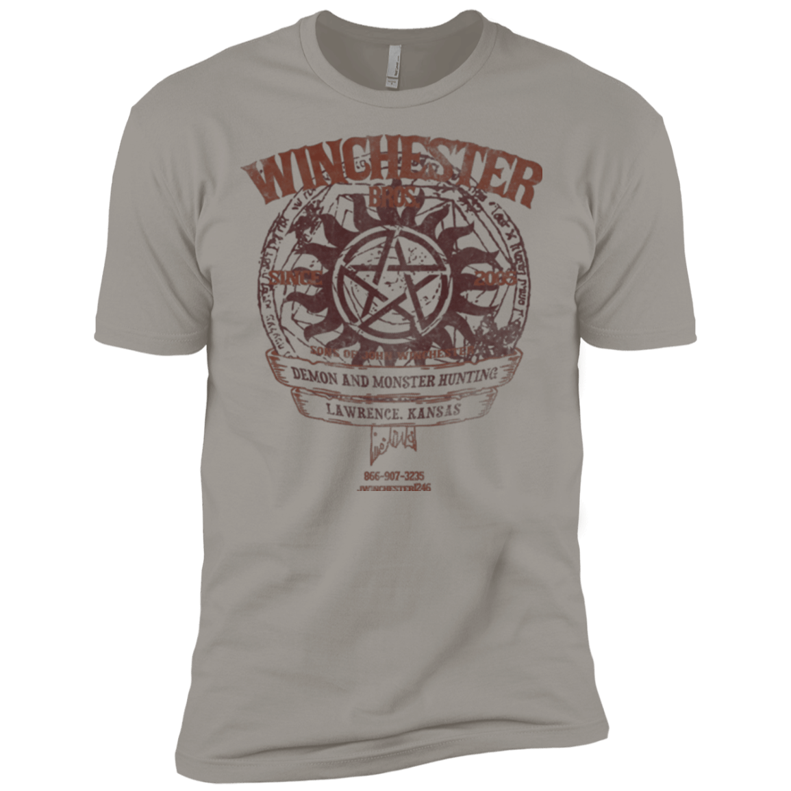 T-Shirts Light Grey / X-Small Winchester Bros Men's Premium T-Shirt
