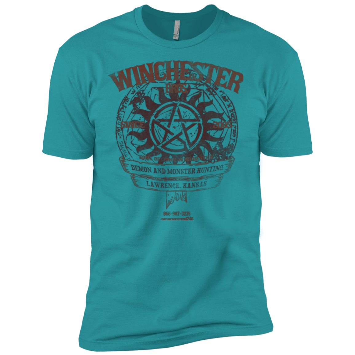T-Shirts Tahiti Blue / X-Small Winchester Bros Men's Premium T-Shirt