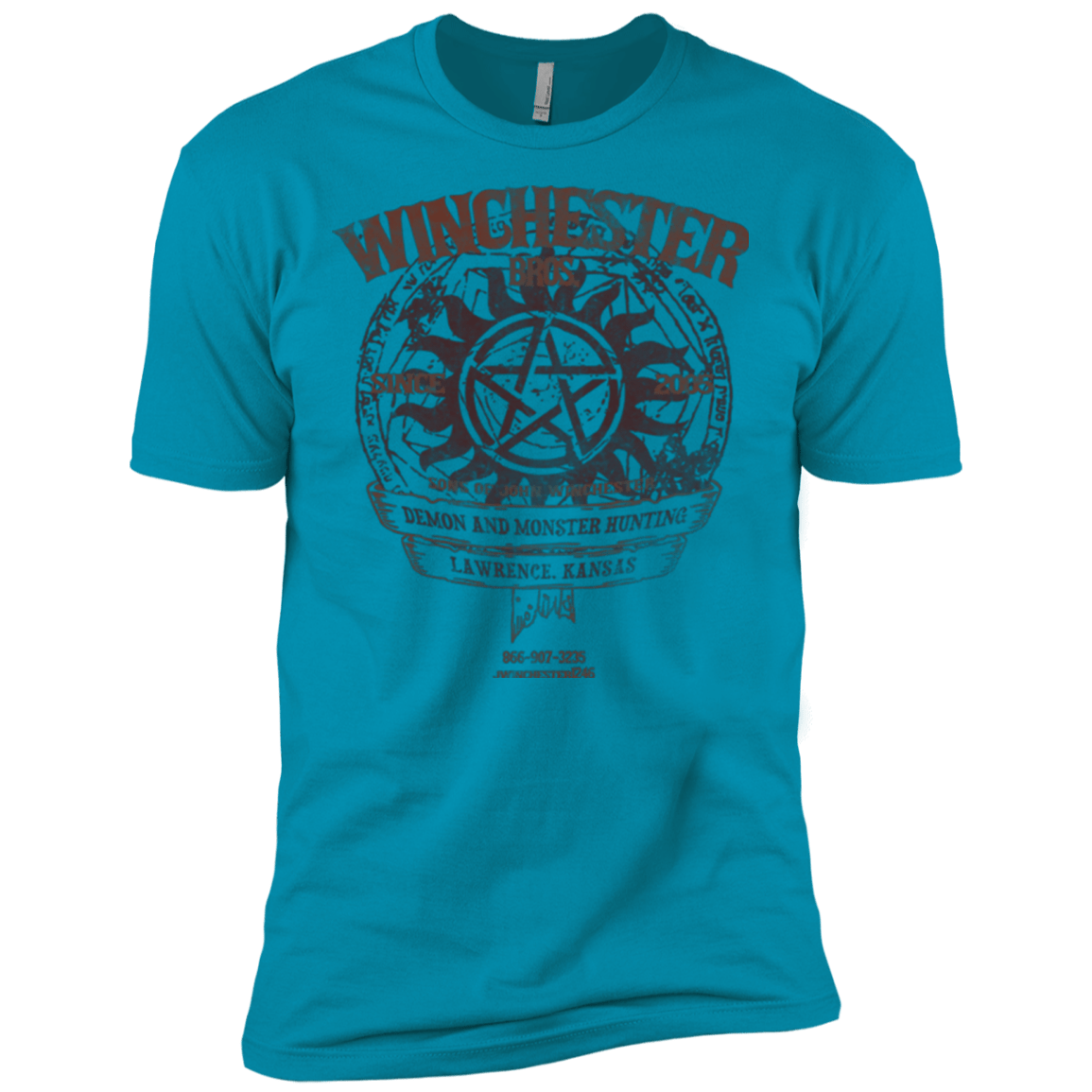 T-Shirts Turquoise / X-Small Winchester Bros Men's Premium T-Shirt