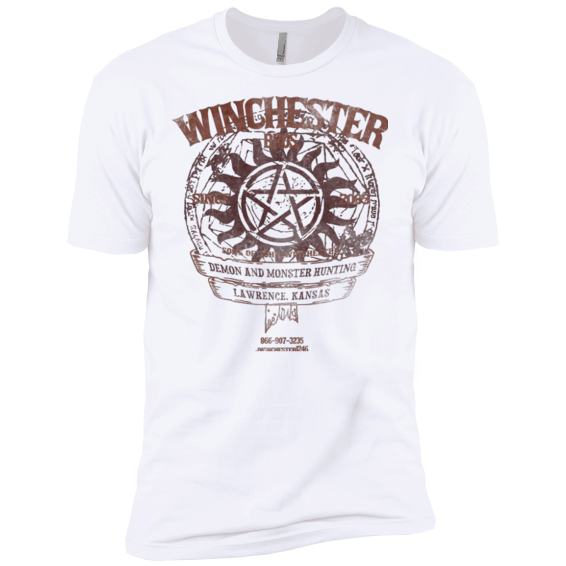 T-Shirts White / X-Small Winchester Bros Men's Premium T-Shirt