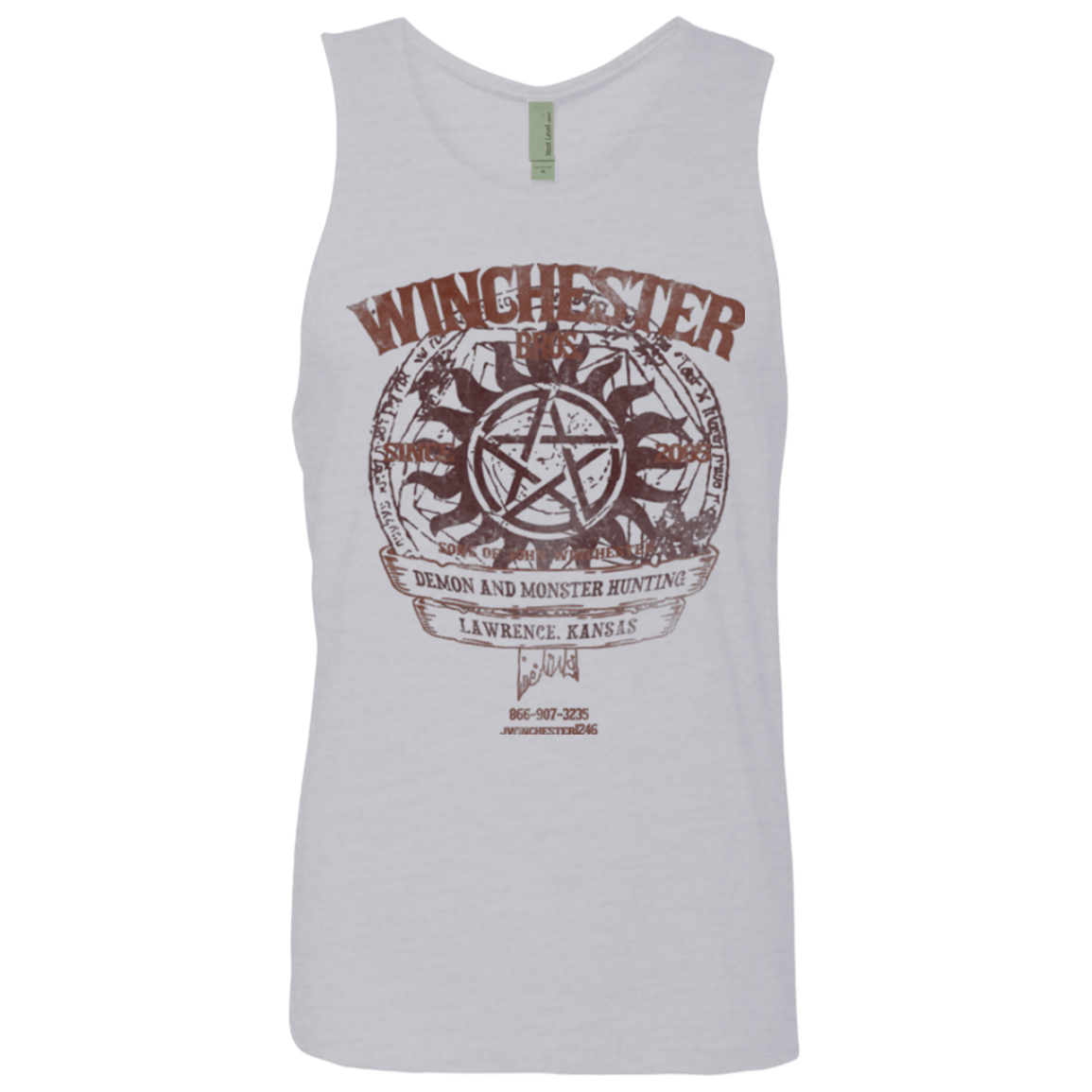 T-Shirts Heather Grey / Small Winchester Bros Men's Premium Tank Top