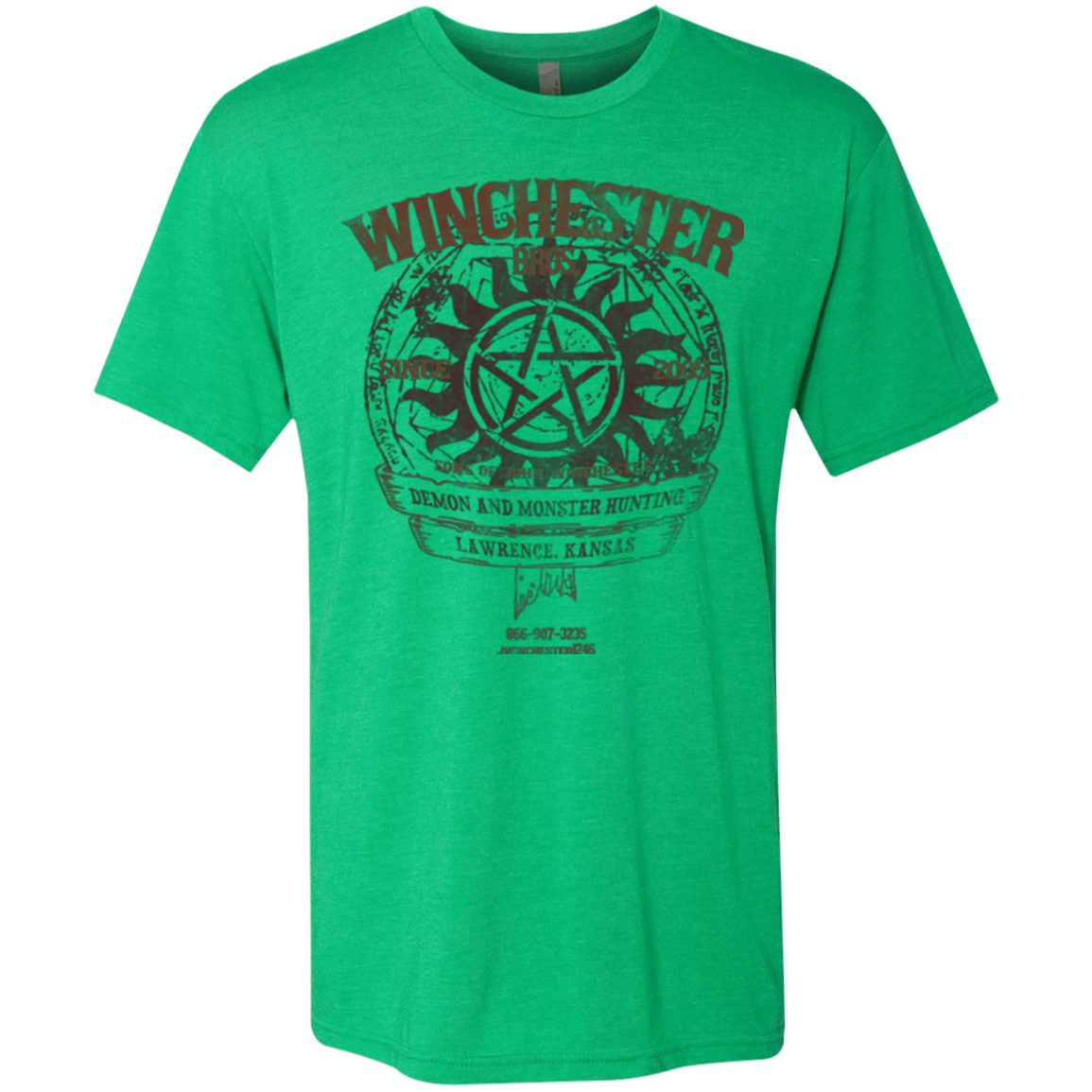 T-Shirts Envy / Small Winchester Bros Men's Triblend T-Shirt