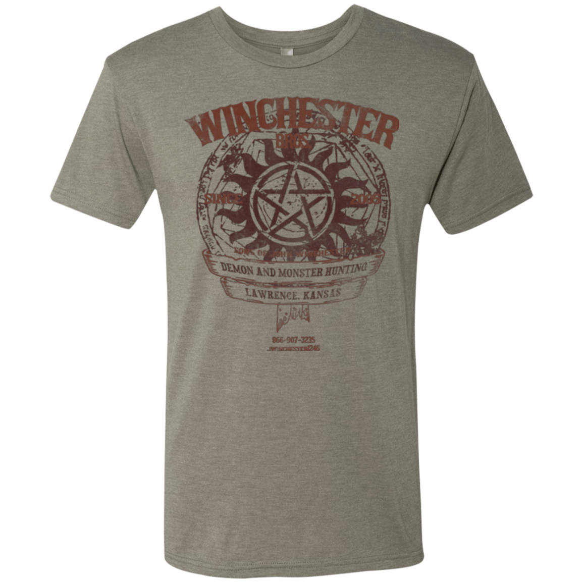 T-Shirts Venetian Grey / Small Winchester Bros Men's Triblend T-Shirt