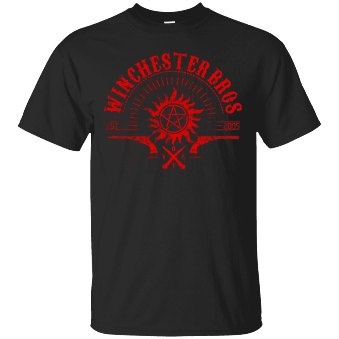 T-Shirts Black / Small Winchester bros T-Shirt