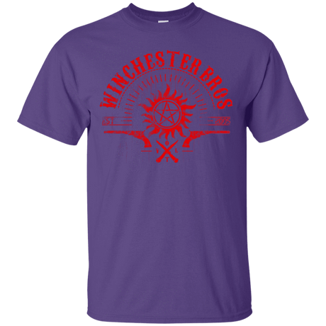 T-Shirts Purple / Small Winchester bros T-Shirt