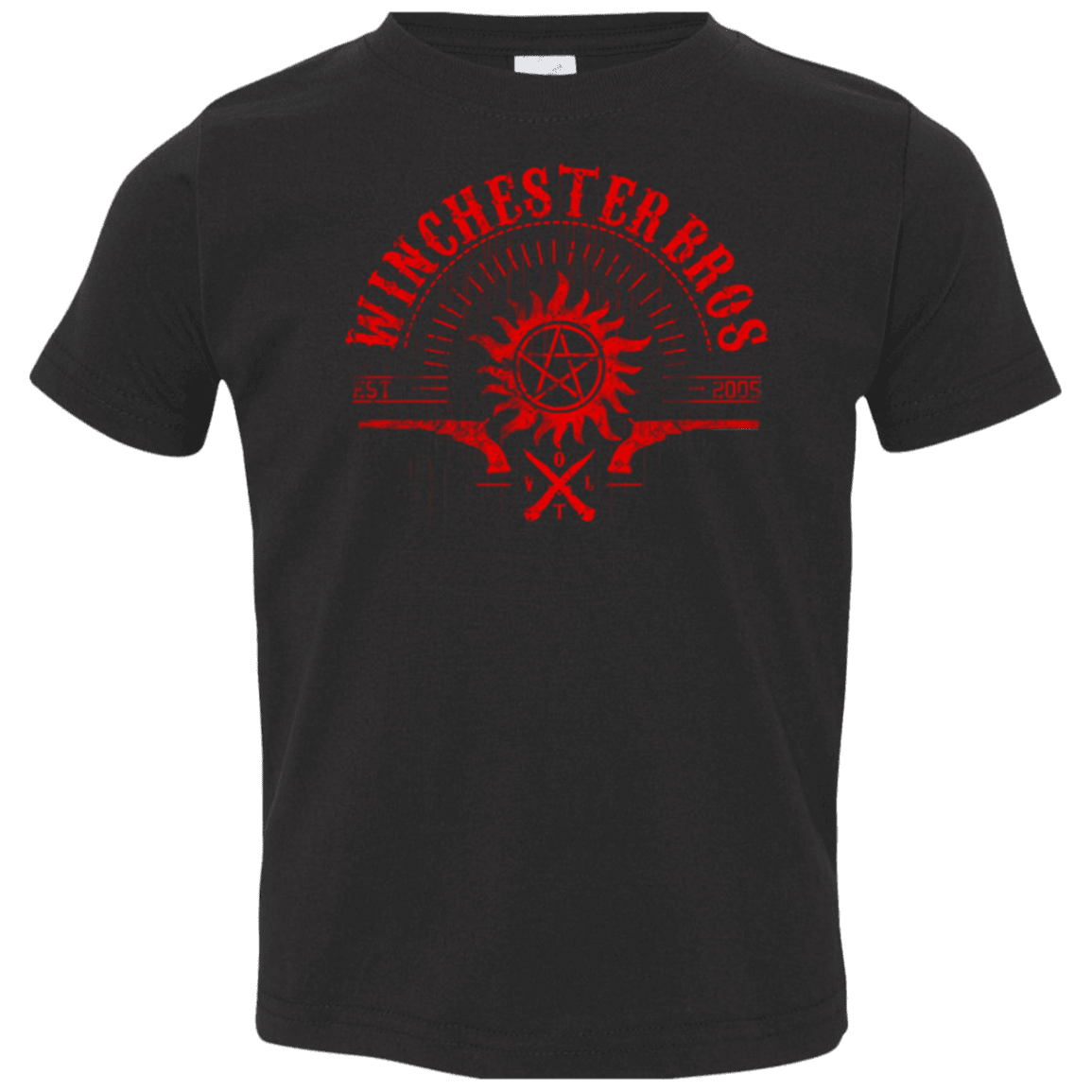 T-Shirts Black / 2T Winchester bros Toddler Premium T-Shirt