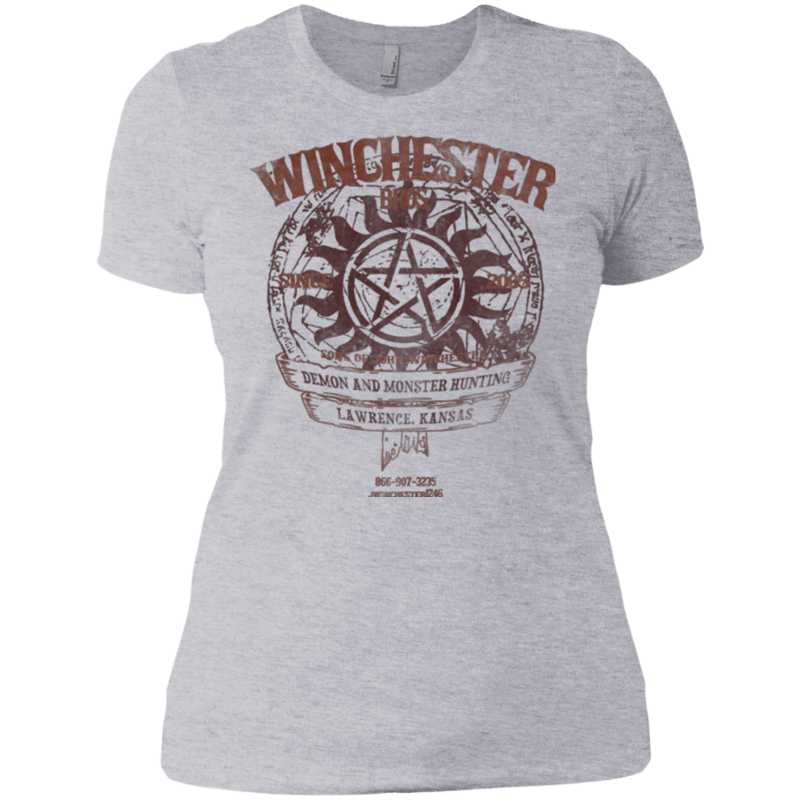 T-Shirts Heather Grey / X-Small Winchester Bros Women's Premium T-Shirt