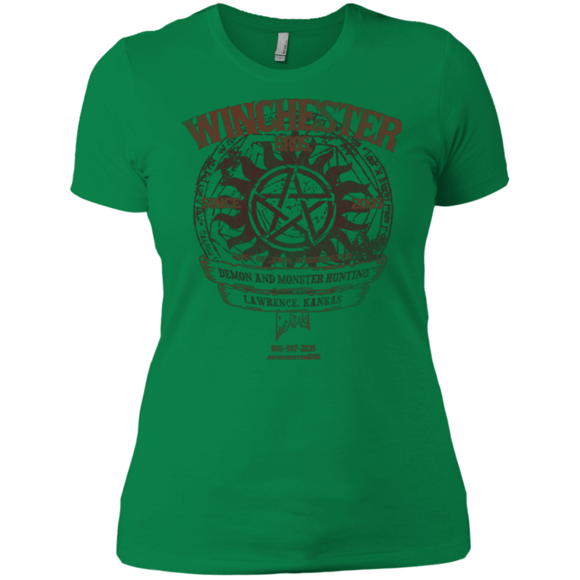 T-Shirts Kelly Green / X-Small Winchester Bros Women's Premium T-Shirt