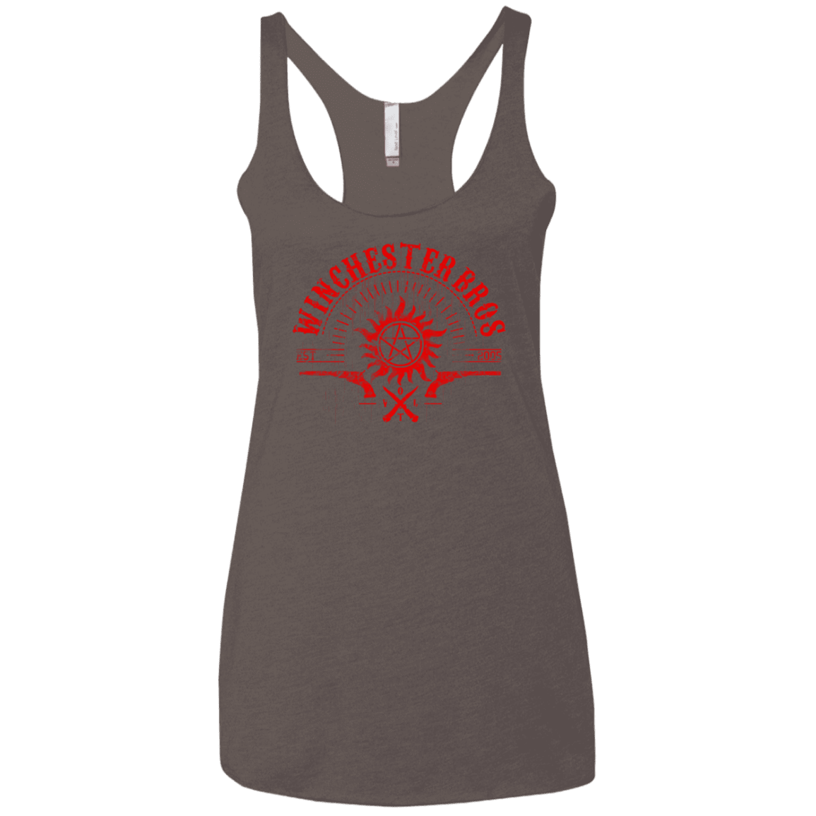 T-Shirts Macchiato / X-Small Winchester bros Women's Triblend Racerback Tank
