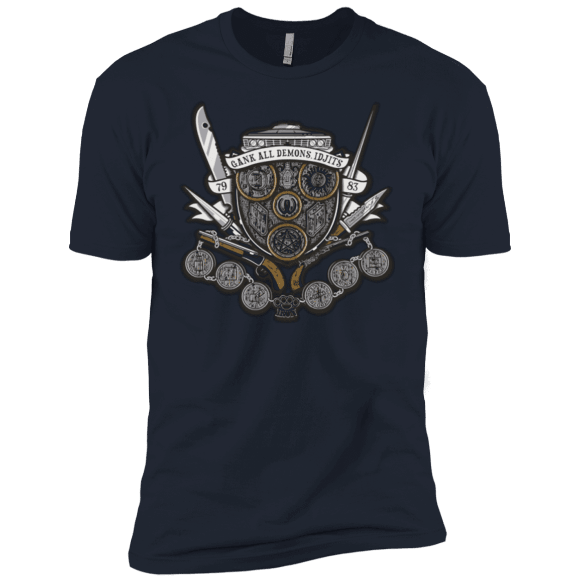T-Shirts Midnight Navy / YXS Winchester's Crest Boys Premium T-Shirt