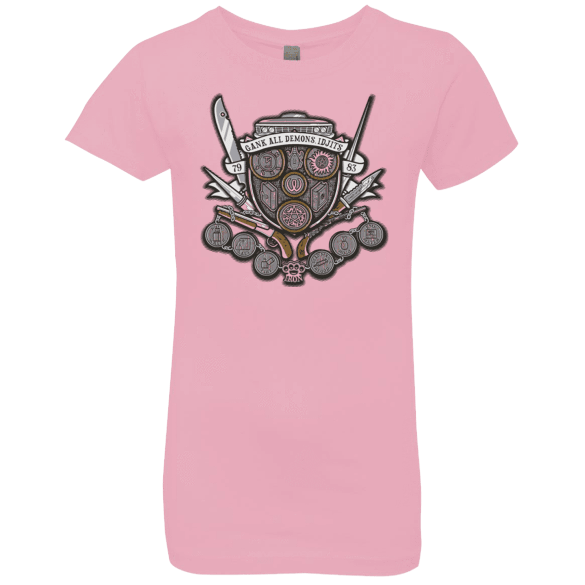 T-Shirts Light Pink / YXS Winchester's Crest Girls Premium T-Shirt