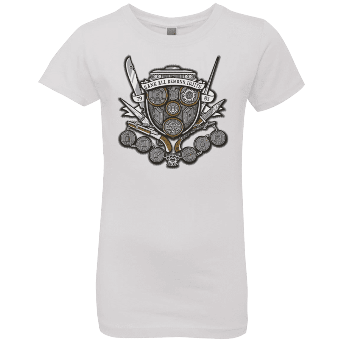 T-Shirts White / YXS Winchester's Crest Girls Premium T-Shirt