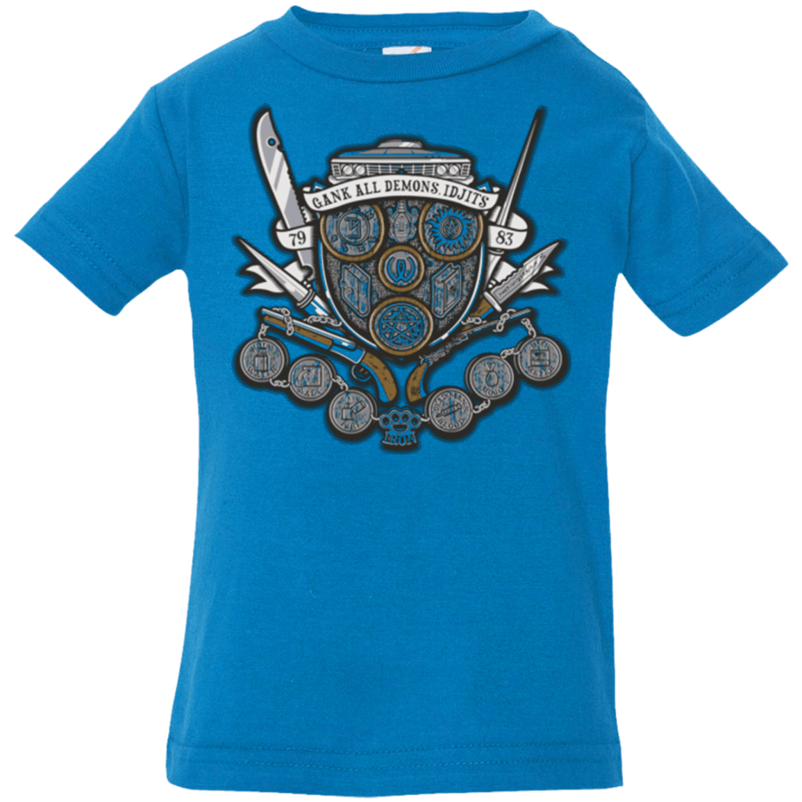 T-Shirts Cobalt / 6 Months Winchester's Crest Infant PremiumT-Shirt