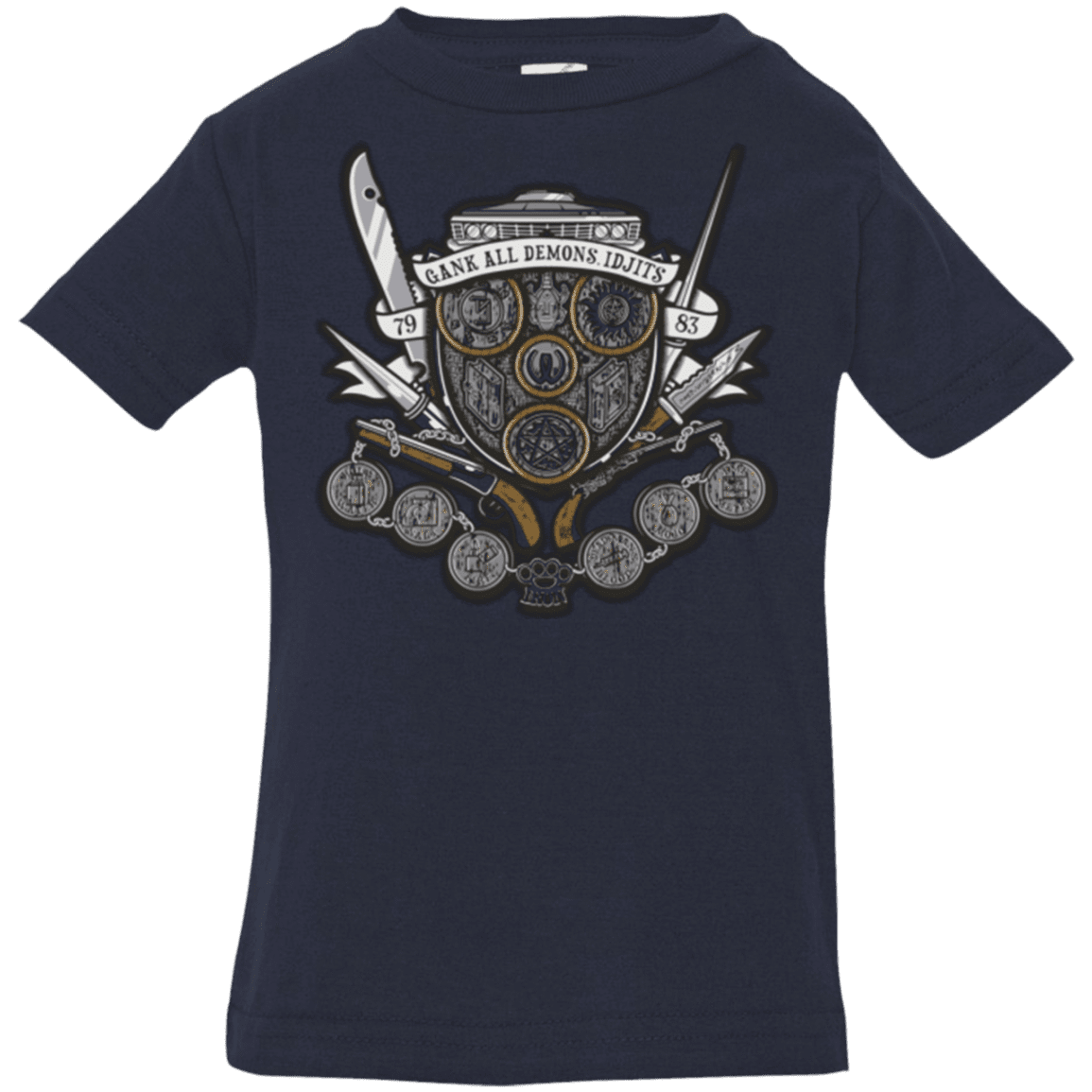 T-Shirts Navy / 6 Months Winchester's Crest Infant PremiumT-Shirt