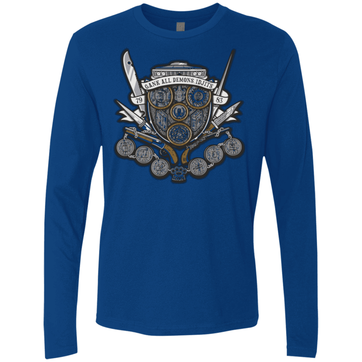 T-Shirts Royal / Small Winchester's Crest Men's Premium Long Sleeve