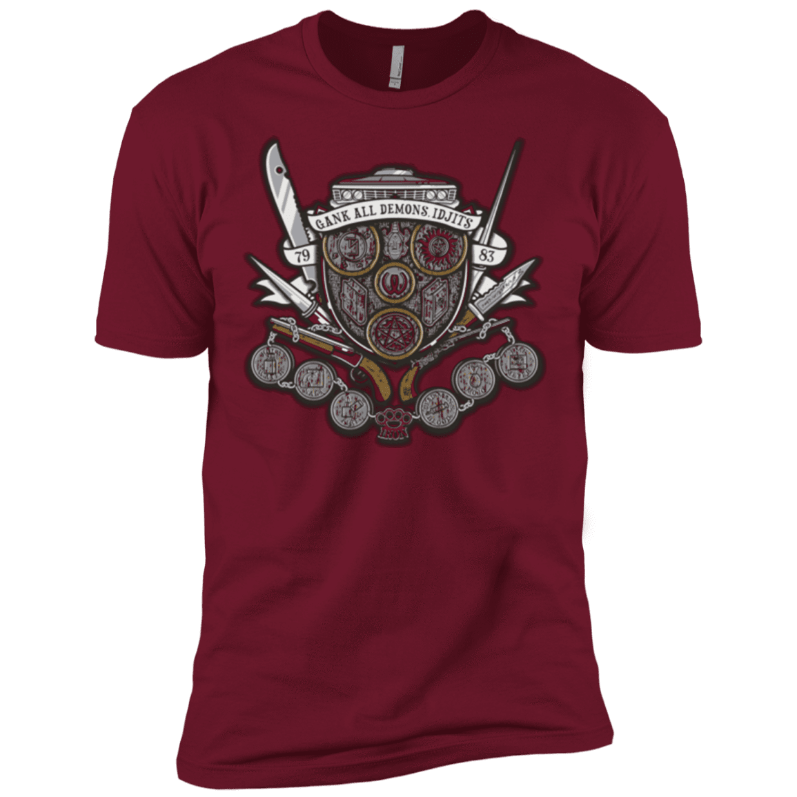 T-Shirts Cardinal / X-Small Winchester's Crest Men's Premium T-Shirt