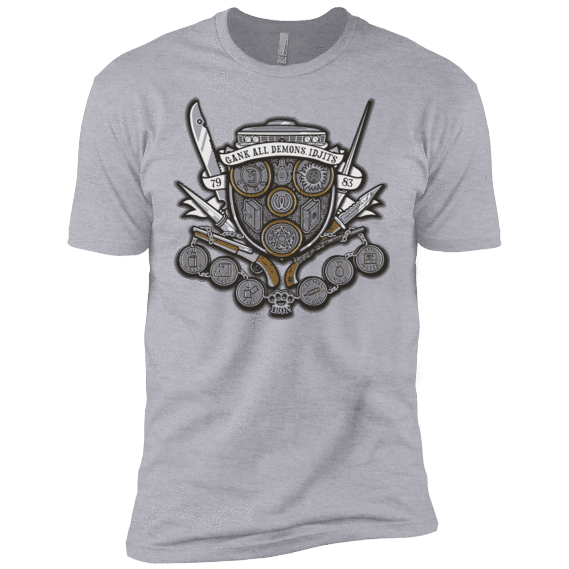T-Shirts Heather Grey / X-Small Winchester's Crest Men's Premium T-Shirt