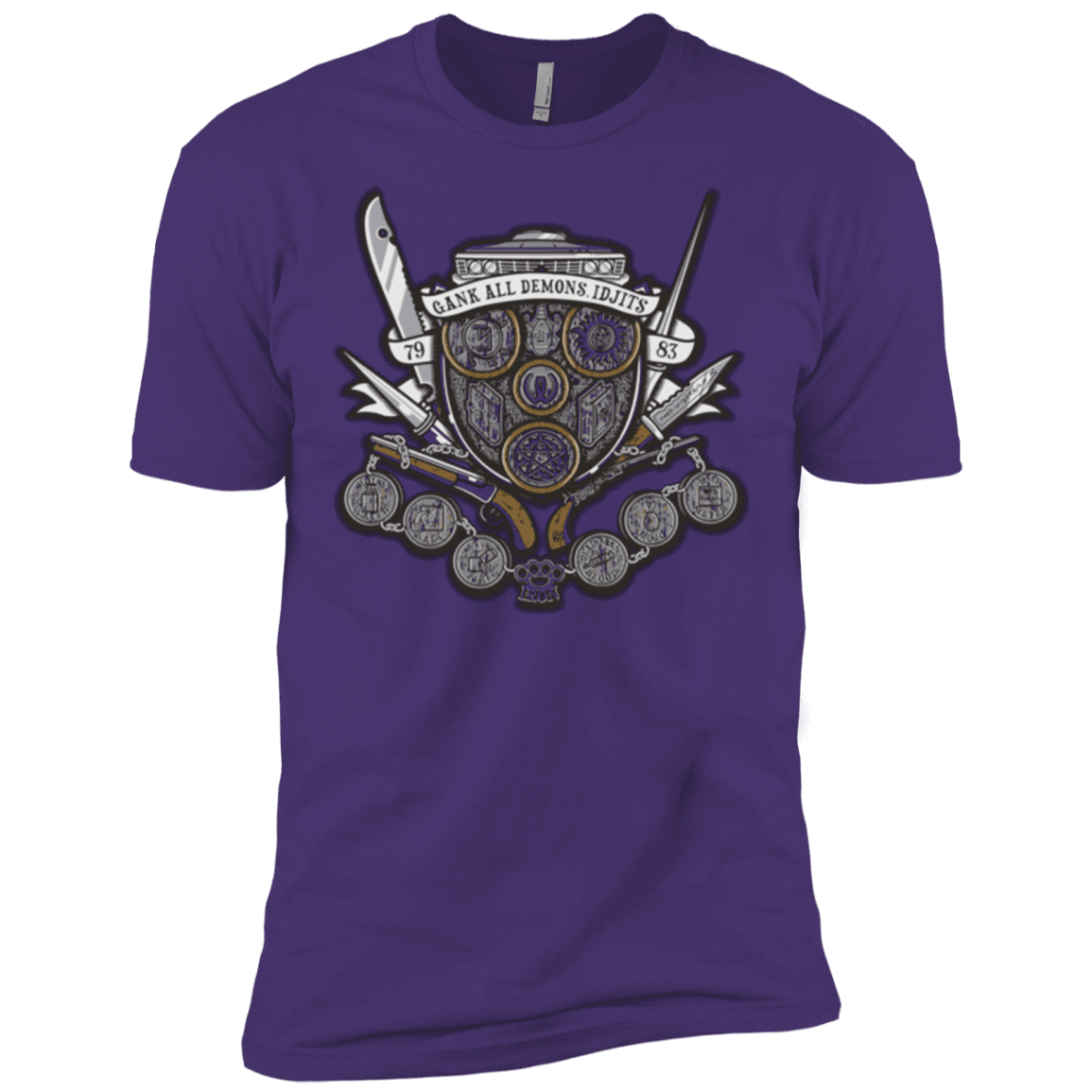 T-Shirts Purple / X-Small Winchester's Crest Men's Premium T-Shirt