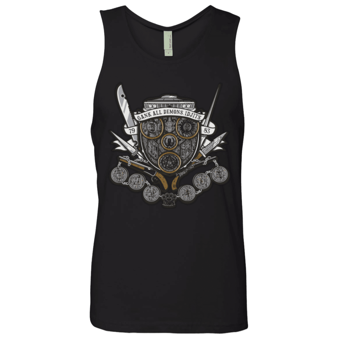 T-Shirts Black / Small Winchester's Crest Men's Premium Tank Top