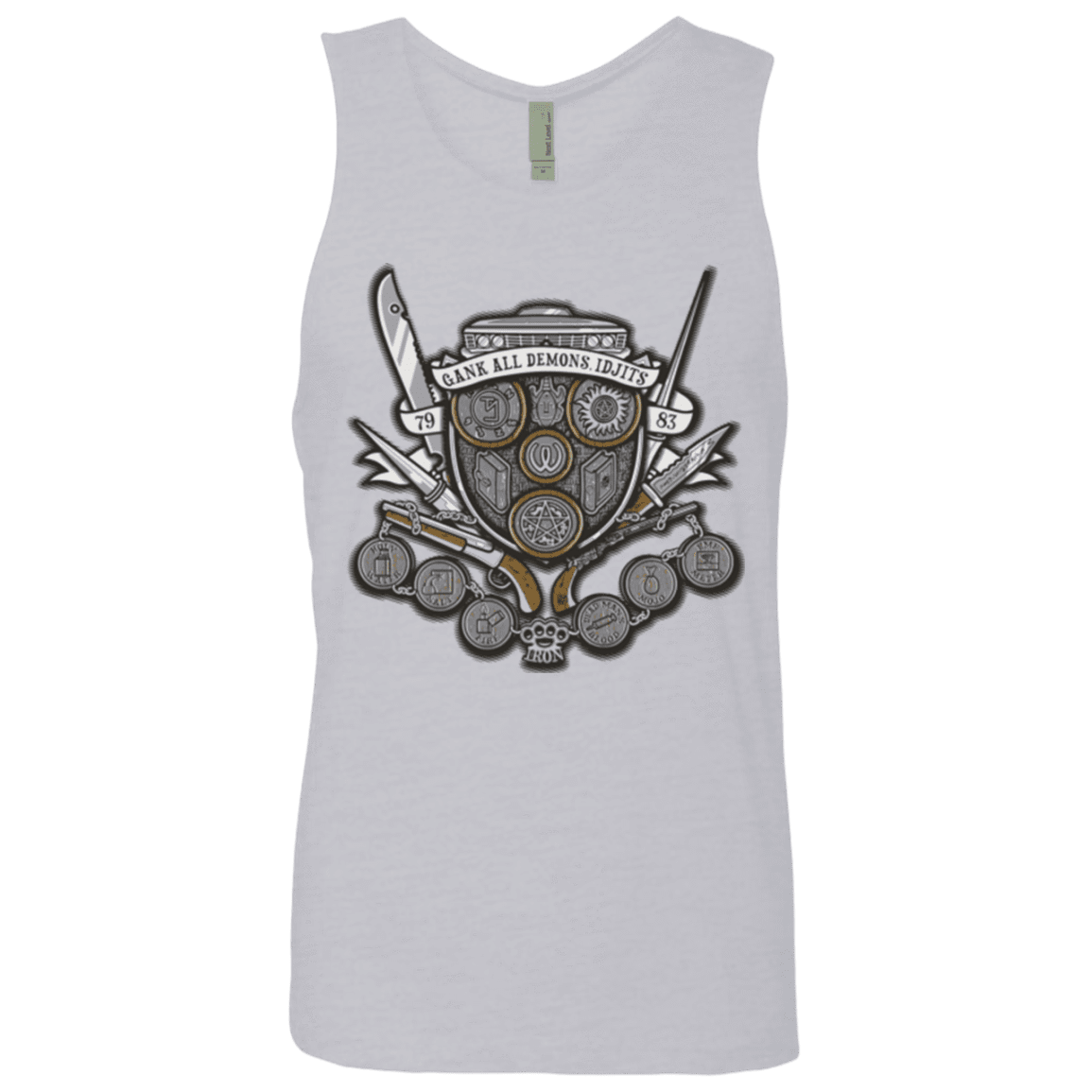 T-Shirts Heather Grey / Small Winchester's Crest Men's Premium Tank Top