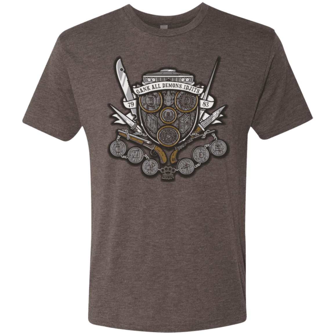 T-Shirts Macchiato / Small Winchester's Crest Men's Triblend T-Shirt