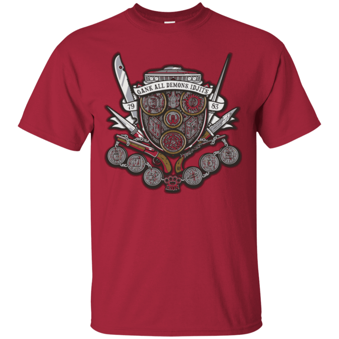T-Shirts Cardinal / Small Winchester's Crest T-Shirt