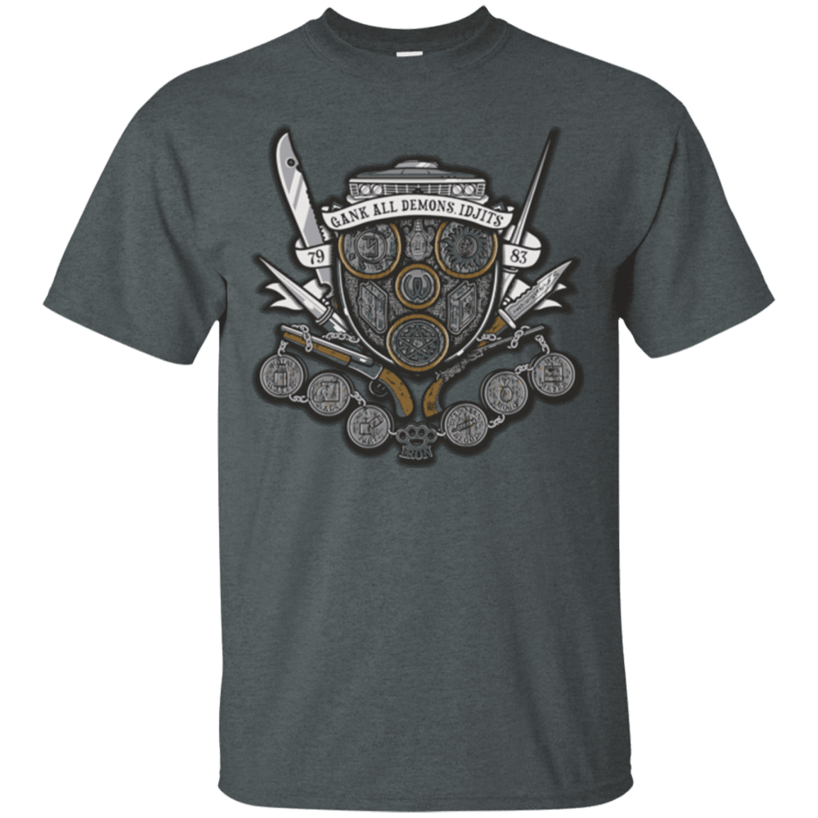 T-Shirts Dark Heather / Small Winchester's Crest T-Shirt