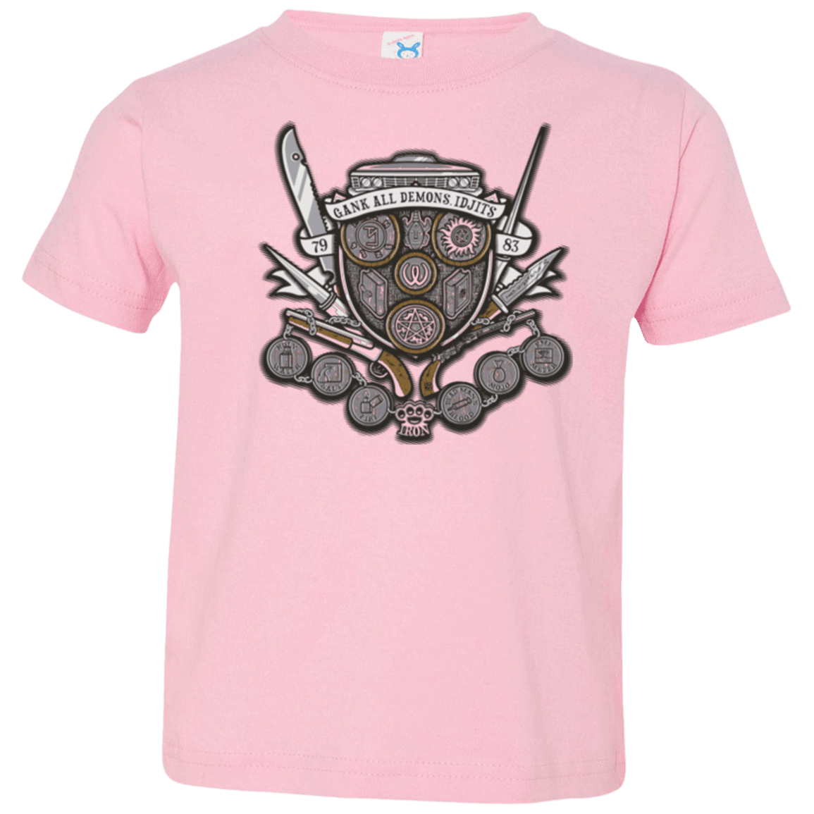 T-Shirts Pink / 2T Winchester's Crest Toddler Premium T-Shirt