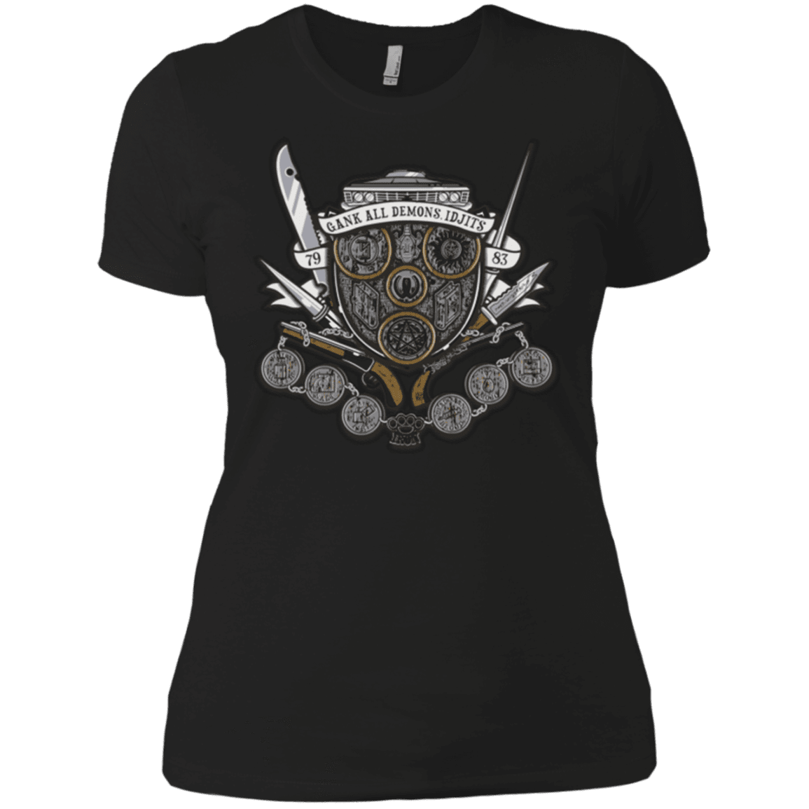 T-Shirts Black / X-Small Winchester's Crest Women's Premium T-Shirt