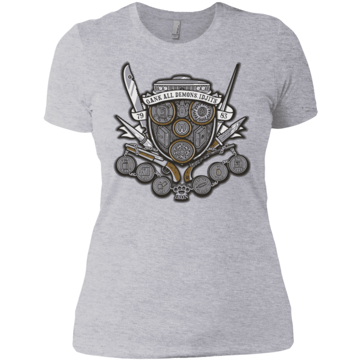 T-Shirts Heather Grey / X-Small Winchester's Crest Women's Premium T-Shirt