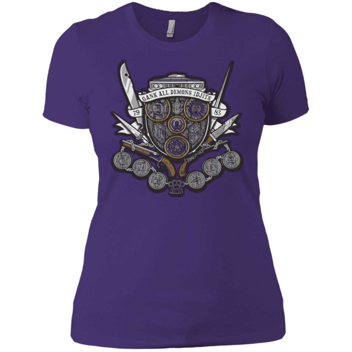 T-Shirts Purple / X-Small Winchester's Crest Women's Premium T-Shirt