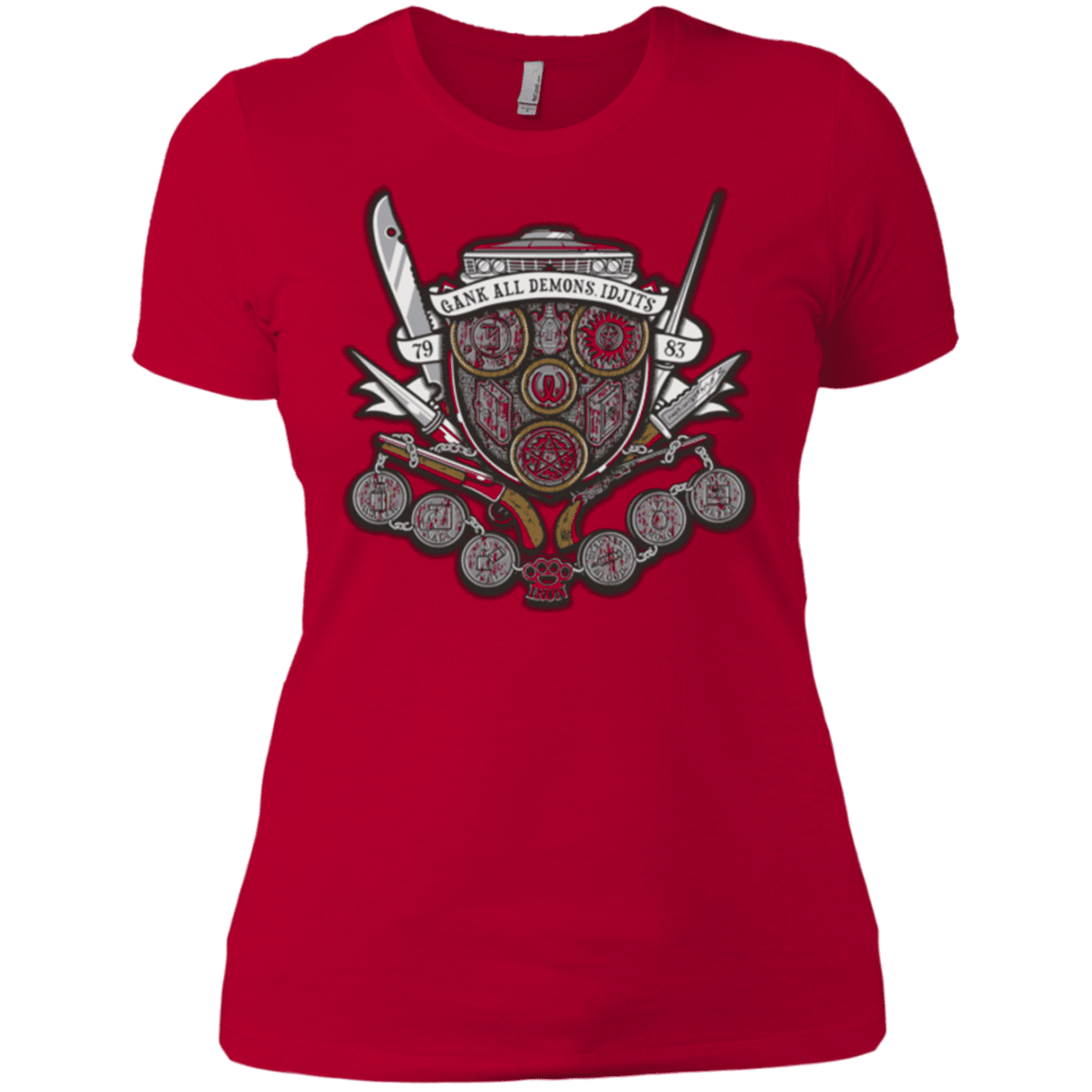 T-Shirts Red / X-Small Winchester's Crest Women's Premium T-Shirt